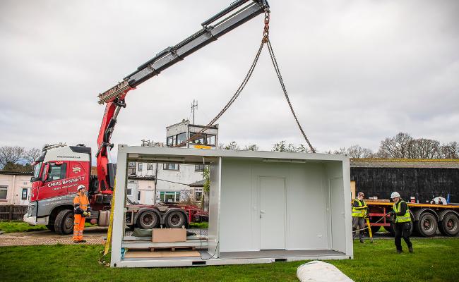 Installing a TF Jackson modular building